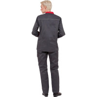 Женский костюм Эксперт Спецодежда Страйк, серый/красный, р. 44-46, рост 170-176 6446000049610