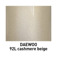 Базовая эмаль MOBIHEL металлик, DAEWOO 92L cashmere beige ,1 л 47085302