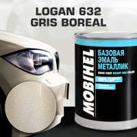 Базовая эмаль MOBIHEL металлик, LOGAN 632 gris boreal, 1 л 47086102