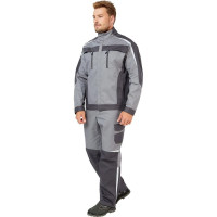 Костюм Эксперт Спецодежда Филигир, серый/темно-серый, р. 52-54, рост 170-176 6446000039277
