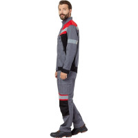 Костюм Эксперт Спецодежда Памир 1, серый/черный/красный, р. 44-46, рост 170-176 6446000053556