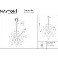 Подвесной светильник MAYTONI Bolla 8хE27x60 W MOD133PL-08BS