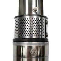 Скважинный многоступенчатый насос VERTON DW75/550V (550Вт,Qmax 35л/мин,Hmax 75м,d насоса 76мм,верх.забор) 01.13295.13324