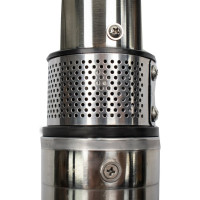 Скважинный многоступенчатый насос VERTON DW75/550V (550Вт,Qmax 35л/мин,Hmax 75м,d насоса 76мм,верх.забор) 01.13295.13324