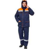 Костюм Эксперт Спецодежда Балтигури, темно-синий/оранжевый, р. 44-46, рост 182-188 6446000041249