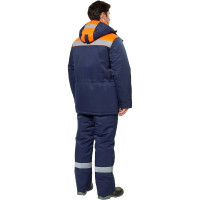 Костюм Эксперт Спецодежда Балтигури, темно-синий/оранжевый, р. 44-46, рост 182-188 6446000041249