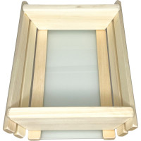 Абажур со стеклом Бацькина Баня Relaxing light матовое, 40x30x10 см 30778