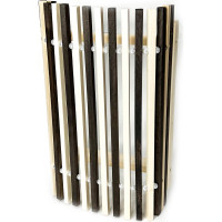 Прямой настенный абажур Бацькина баня Zebra thin rail 35x21.5x12 см 30772