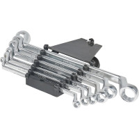 Набор накидных ключей Airline с изгибом, 6 предметов, пластиковый держатель ATAH013