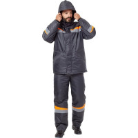 Костюм Эксперт Спецодежда Комфорт, темно-серый/оранжевый, р. 68-70, рост 182-188 6446000061186