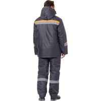 Костюм Эксперт Спецодежда Комфорт, темно-серый/оранжевый, р. 68-70, рост 182-188 6446000061186