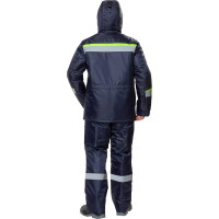 Костюм Эксперт Спецодежда Комфорт, темно-синий/неоновый, р. 48-50, рост 194-200 6446000061209