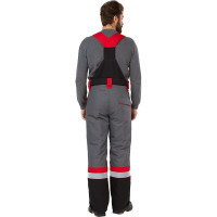 Костюм Эксперт Спецодежда Памир, серый/черный/красный, р.68-70, рост 170-176 6446000061360
