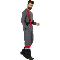 Костюм Эксперт Спецодежда Памир, серый/черный/красный, р.68-70, рост 170-176 6446000061360