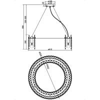 Подвесной светильник MAYTONI Rocio 12хE14x40 W MOD036PL-12N