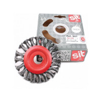 Дисковая щетка U115 115х22.2 мм, жгутовая проволока SIT 0501