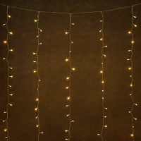 Электрогирлянда VEGAS Занавес 96 теплых LED ламп, 1.5x1.5 м 55147