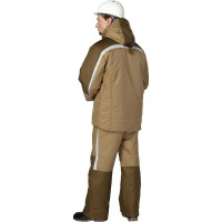 Костюм Эксперт Спецодежда Филигир, бежевый/хаки, зимний, р. 60-62, рост 182-188 6446000039574
