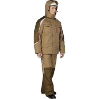 Костюм Эксперт Спецодежда Филигир, бежевый/хаки, зимний, р. 60-62, рост 182-188 6446000039574