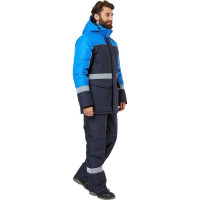 Куртка Эксперт Спецодежда Сунтар, темно-синий/василёк, р. 52-54, рост 194-200 6446000063524