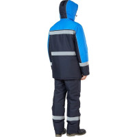 Куртка Эксперт Спецодежда Сунтар, темно-синий/василёк, р. 52-54, рост 194-200 6446000063524