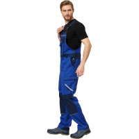 Полукомбинезон Эксперт Спецодежда Мегаполис васильковый/темно-синий, р.44-46, рост 182-188 6446000056113