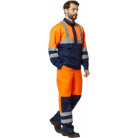 Костюм Эксперт Спецодежда Спектр Сигнал оранжевый/темно-синий, р. 44-46, рост 182-188 6446000059695