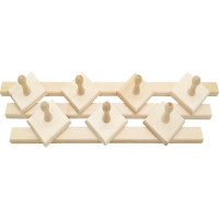 Вешалка Бацькина баня Ромбики 7-ми рожковая 30396