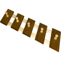 Вешалка Бацькина баня Zebra Incline 5 крючков, термированная 30779