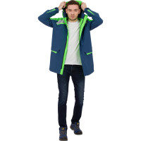 Куртка-ветровка Эксперт Спецодежда Тизер темно-синий/светло-серый/неоновый, р.52-54, рост 182-188 6446000064279