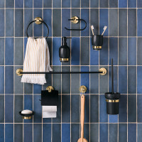 Держатель для полотенца Moroshka Oro Nero 60 см 925-101-01