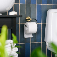 Держатель для туалетной бумаги Moroshka Oro Nero открытый 925-105-01