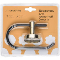 Держатель для туалетной бумаги Moroshka Oro Nero открытый 925-105-01