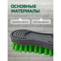 Универсальная щетка для уборки In'Loran 13.7х5.3х3.3см, серая, арт. SCH-37GR