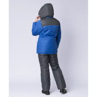 Зимняя женская куртка Факел Снежана, тк.Дюспо, васильковый/темно-серый, 64-66; 158-164 87472338.013