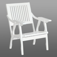 Кресло Мебелик Массив решетка, каркас снег 7763