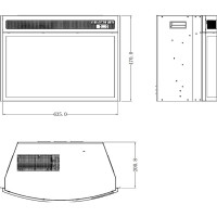 Электрокамин InterFlame Панорамик 25 Кварцевый Panoramic 25 LED FX Q Panoramic25 Led FX Quartz