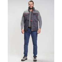 Утепленный жилет Факел Флофт (ткань смесовая, 210) т.серый/серый, 68-70; 87468237.008