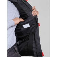 Утепленный жилет Факел Флофт (ткань смесовая, 210) т.серый/серый, 68-70; 87468237.008