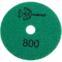Алмазный гибкий шлифовальный круг TRIO-DIAMOND "Черепашка" NEW LINE 100 мм № 800 (сухая шлифовка), 339080