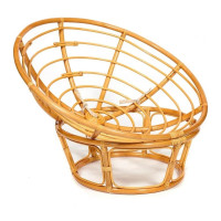 Кресло Tetchair PAPASAN 23/01 W Honey с подушкой, флок, мед/олива 23 13740