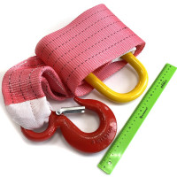 Корозащитный строп ТамбовТехСнаб 23 т, 2 м, крюк/кольцо 7930105412893