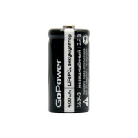 Аккумулятор GoPower Li-Fe 16340 PK1 3.2V 400mAh 00-00019620