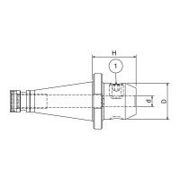 Оправка ISO40 DIN2080 WELDON H90 D.32 PAGNONI 540WLD32
