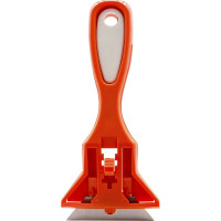 Скребок для чистки стеклокерамики Eurokitchen цвет красный/белый, с набором запасных лезвий, 1 шт. RS-19RW