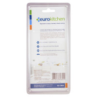 Скребок для чистки стеклокерамики Eurokitchen цвет красный/белый, с набором запасных лезвий, 1 шт. RS-19RW