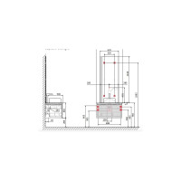 Подвесная тумба Jorno Strong 80 для раковины MELANA MLN-320353MB Str.01.80, P, A