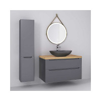 Зеркало Jorno Wood 50, с подсветкой и бесконтактным включателем Wood.02.50/ТК