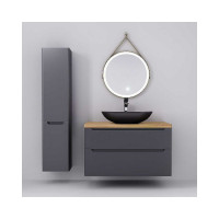 Зеркало Jorno Wood 50, с подсветкой и бесконтактным включателем Wood.02.50/ТК