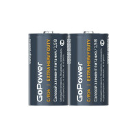 Батарейки GoPower R14 C Shrink 2 Heavy Duty 1.5V 24 шт.в уп. 00-00015596